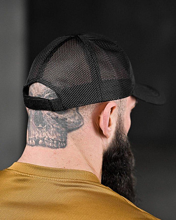 Бейсболка chastener black Київ - фото 4