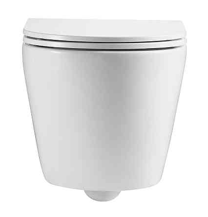 Унитаз подвесной Mixxus Premium Ellipse-0301-R 495x365x365mm, система смыва Rimless (MP6460) Киев