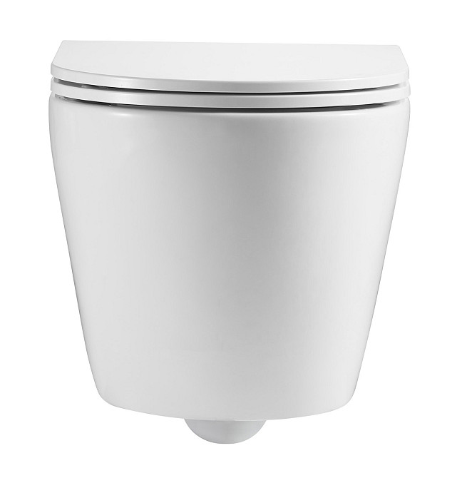 Унітаз підвісний Mixxus Premium Ellipse-0301-R 495x365x365mm, система змиву Rimless (MP6460) Київ - фото 3