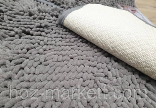 Набор ковриков коврики для ванной и туалета серый 90 х 60 см и 60 х 50 см Харьков - изображение 7