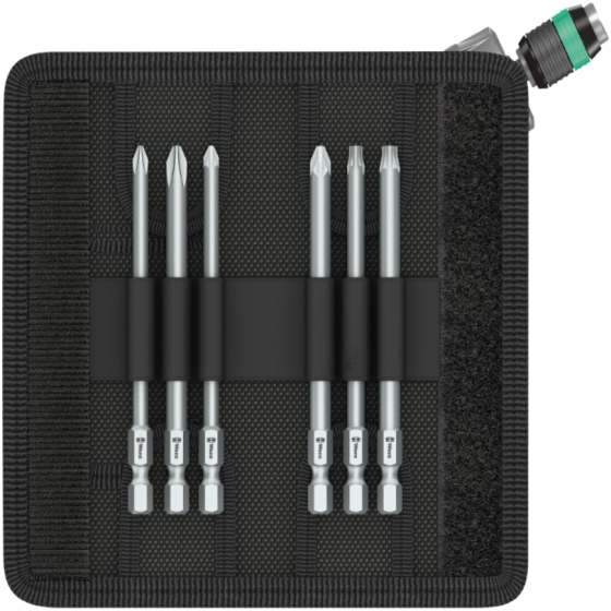 Кутова викрутка Wera магазин для біт в ручці PH/PZ/Torx (25мм)+подовжені біти PH/PZ/Torx (89мм), 05051031001 Одеса