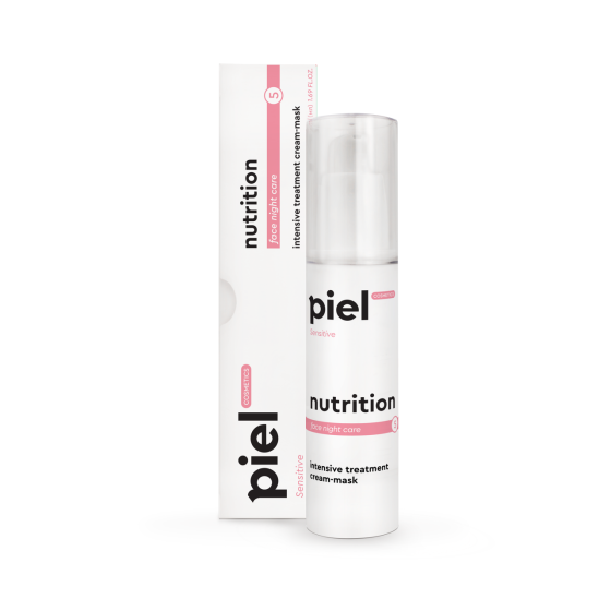 Нічна живильна крем-маска для шкіри обличчя Nutrition cream-mask Piel, 50 мл Дніпро
