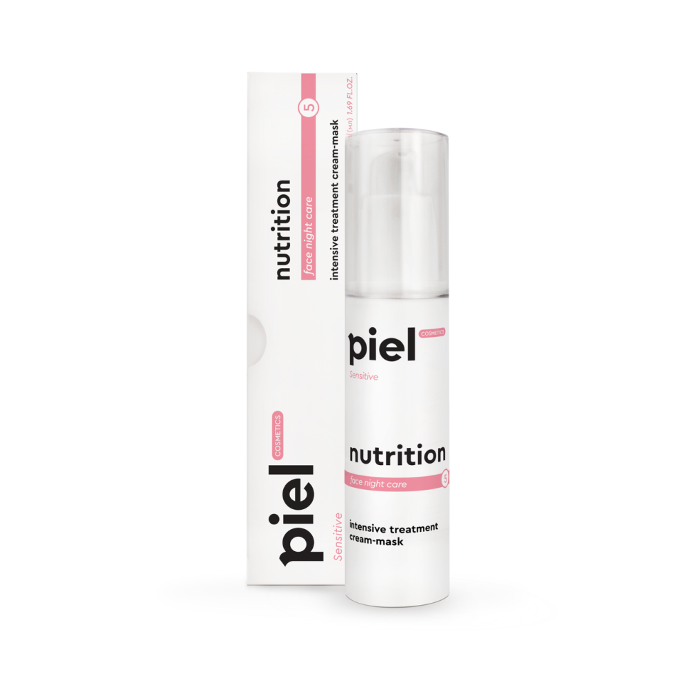 Нічна живильна крем-маска для шкіри обличчя Nutrition cream-mask Piel, 50 мл Дніпро - фото 1