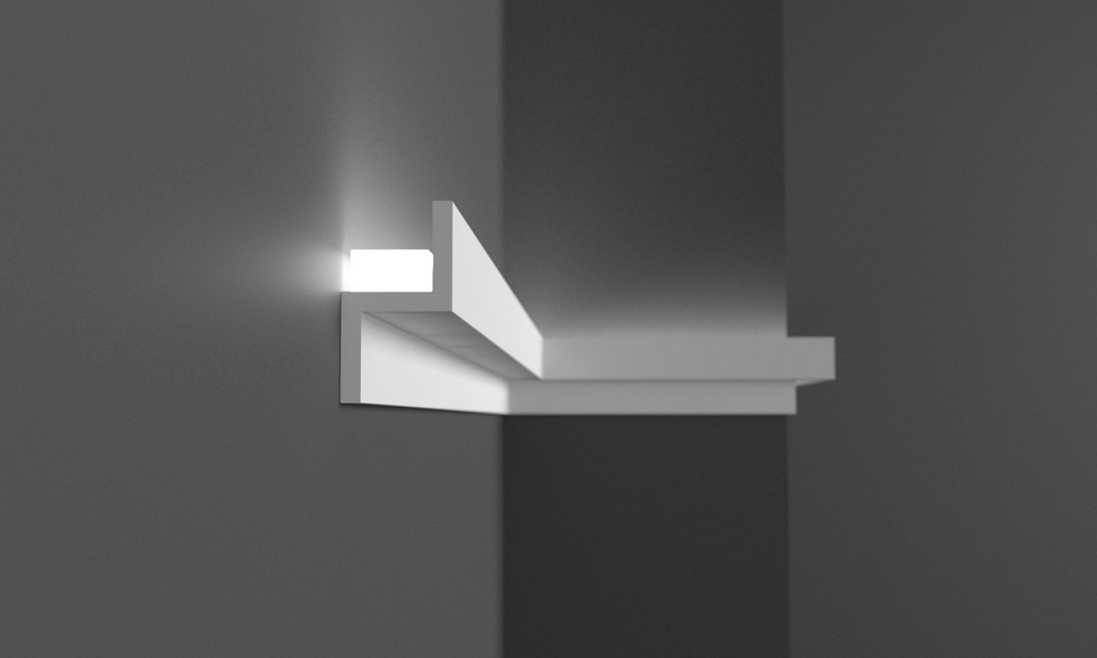 Карниз полимерный для LED освещения Grand Décor KH 902 Днепр - изображение 2