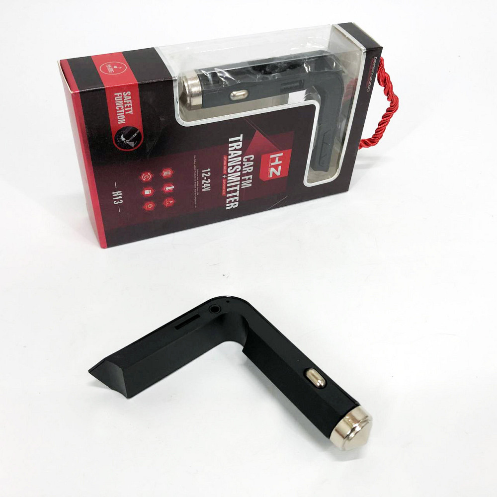 Fm модулятор до магнітоли через прикурювач HZ H13 LCD AUX/USB, Фм у прикурювач UD-320 для флешки Київ - фото 5