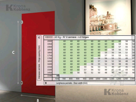 Скрытая петля Koblenz ATOMIKA K 8000 HD хром матовый Киев - изображение 7