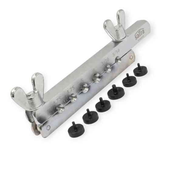 Затискачі та адаптери для розвальцювання труб. 4,75(2), 5, 6 мм, З/16(2) сіра Мукачево