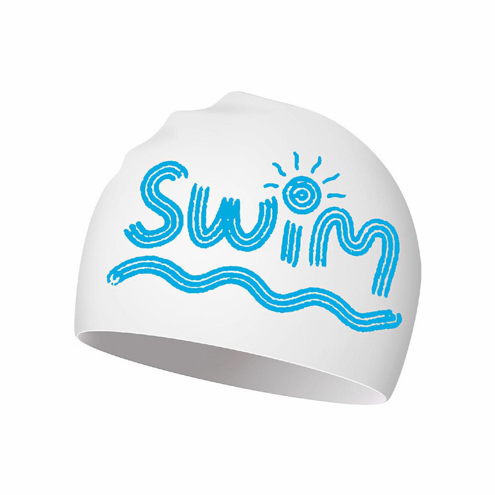 Дитяча Шапочка для плавання Renvo Junia JR Белий OSFM (1SC510-03) Киев - изображение 2