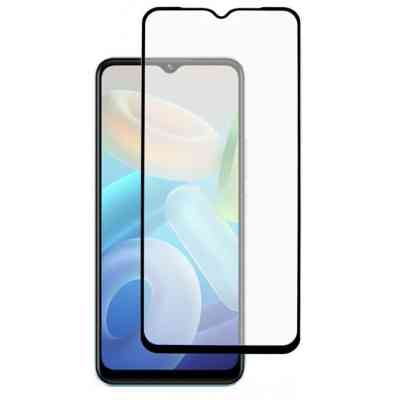 Скло захисне Dengos Full Glue Vivo Y02 (black) (TGFG-276) Вінниця