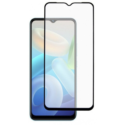 Скло захисне Dengos Full Glue Vivo Y02 (black) (TGFG-276) Вінниця - фото 2