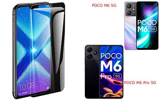 Защитное стекло NeoGlass для POCO M6 5G, POCO M6 Pro 5G – ультрапрозрачное и устойчивое Киев