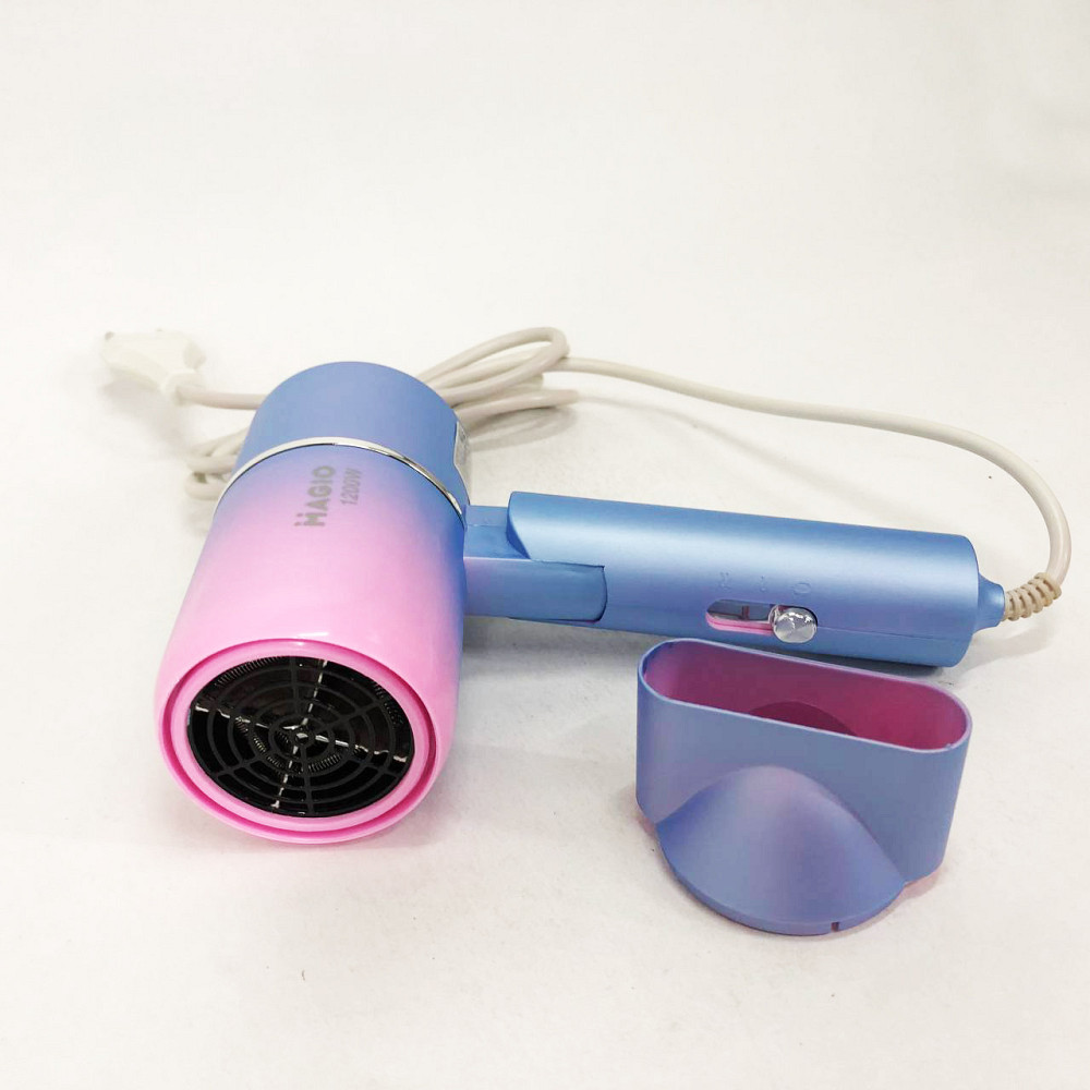 Дорожній фен для волосся MAGIO MG-167, Легкий професійний фен Електричний для сушіння волосся OQ-39 Львів - фото 1