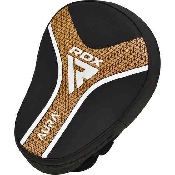 Лапи боксерські RDX FOCUS PAD AURA PLUS T-17 Black Golden Кам'янське