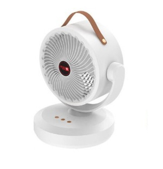 Вентилятор акумуляторний Mini fan VU-05 FS-25 LED автообертання Білий Вінниця - фото 1