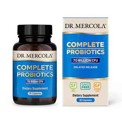 Пробіотики Dr. Mercola Комплекс пробіотиків, Complete Probiotics 70 Billion, 30 капсул (MCL01318) Вінниця