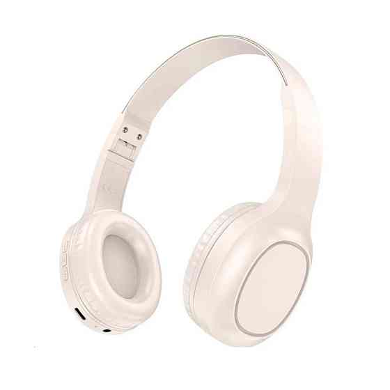 Навушники бездротові HOCO W46 Charm BT headset Milky White 6942007601702 Одеса