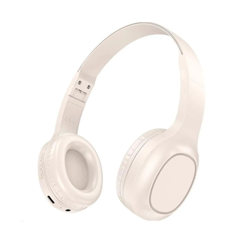 Навушники бездротові HOCO W46 Charm BT headset Milky White 6942007601702 Одеса - фото 1