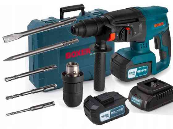 SR-083 Акумуляторний Перфоратор 24V Li-Ion 2x4.0Ah SDS+ 3 Режими Роботи, 2.1 Дж, Кейс, Зарядка Одеса