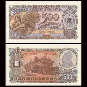 Албанія / Albania 500 Lek 1957 Pick 31 UNC Полтава