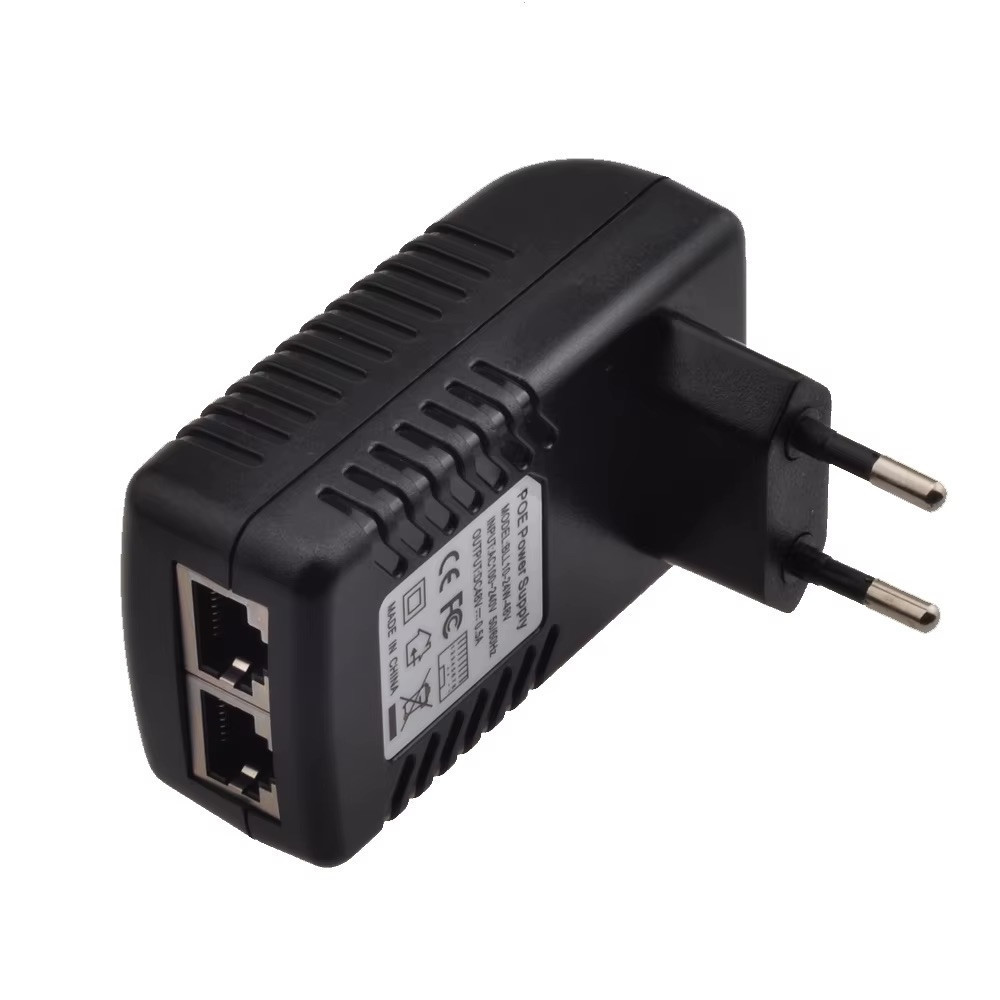 Інжектор PoE адаптер RJ45 48В 0.5А для живлення IP камер відеоспостереження Київ - фото 8