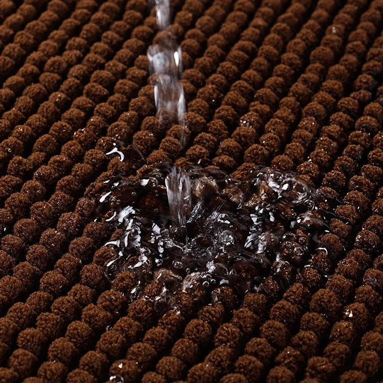 Коврик для ванны и душа Bathlux мягкий длинный ворс, нескользящий Коричневый 45х70 Каменец-Подольский - изображение 2