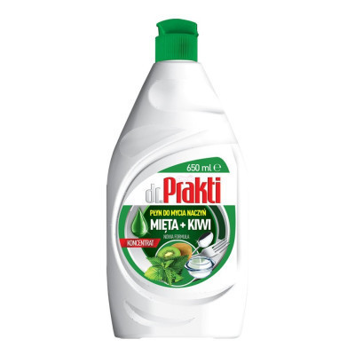 Средство для ручного мытья посуды Dr. Prakti Mieta + Kiwi 650 мл (5900308777640) Винница - изображение 1
