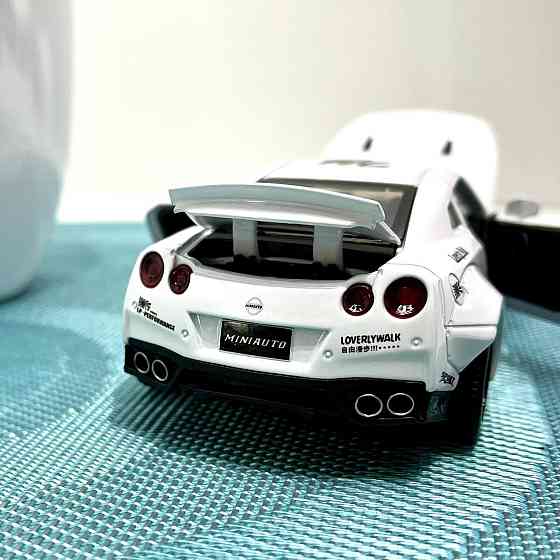 Машинка TK Union Nissan GTR Auto Expert металева, світло, звук, інерційна Біла (38071) Чернігів