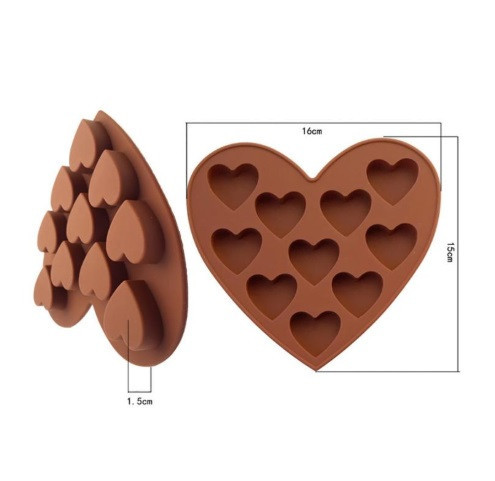 Молд кондитерський "Сердечка" - розмір всієї форми16*15см Київ - фото 2