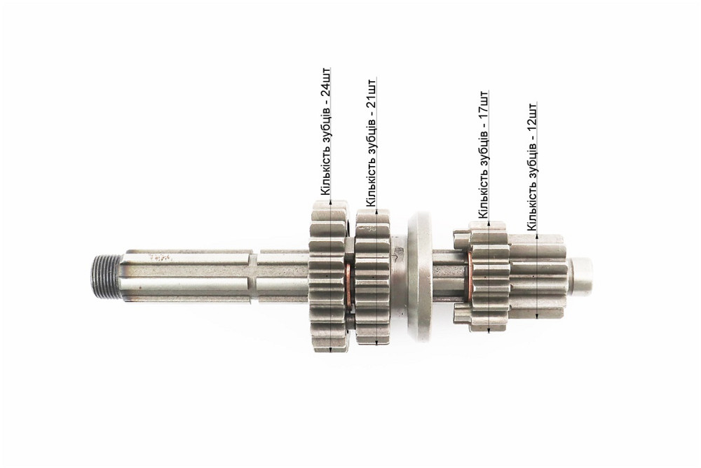 Коробка передач (два вали з шестернями), для двигунів LF140 Киев - изображение 5