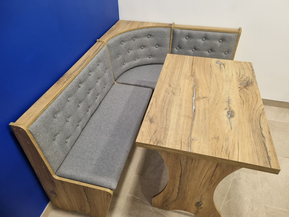 Куточок на кухню зі столом 154х114 см Дуб Флагшток ( комплект куток та стіл без табуреток!) Львів - фото 8