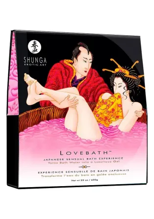 Гель для ванни Shunga LOVEBATH – Dragon Fruit 650 г, робить воду ароматним желе зі SPA-ефектом Львів