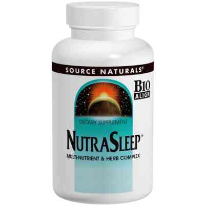 Вітамінно-мінеральний комплекс Source Naturals Комплекс для здорового сну, Nutra Sleep, 100 таблеток (SN0750) Вінниця