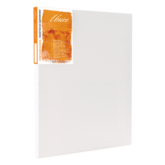 Подрамник 50×70 см модуль No0 среднее зерно акрил итальянского хлопка Unico Light 20×30 Киев