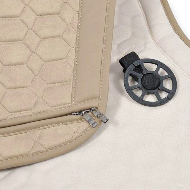 Накидки на сиденье beltex monte carlo (перед+зад) соты бежевые Мукачево - изображение 3