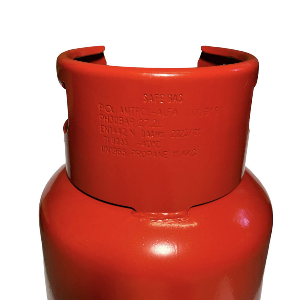 Металлический баллон газовый пропановый  27.2 литров с предохранительным клапаном SAFEGAS Киев - изображение 4