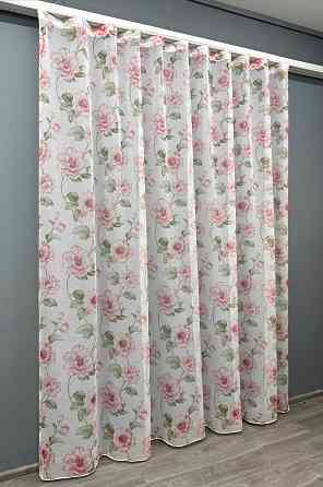 Тюль VR-Textil 1867т Flora Батист Різнобарвний 400х270 см (42-1376) Київ