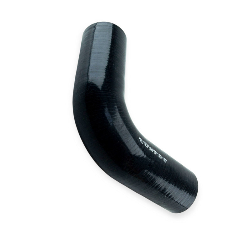 Патрубок кут d-50 L-150*150 90град. силікон універсальний Мукачево - фото 1