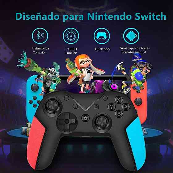 Беспроводной контроллер для Nintendo Switch Switch Lite PC Bluetooth, геймпад джойстик гироскоп турбо вибрация Киев