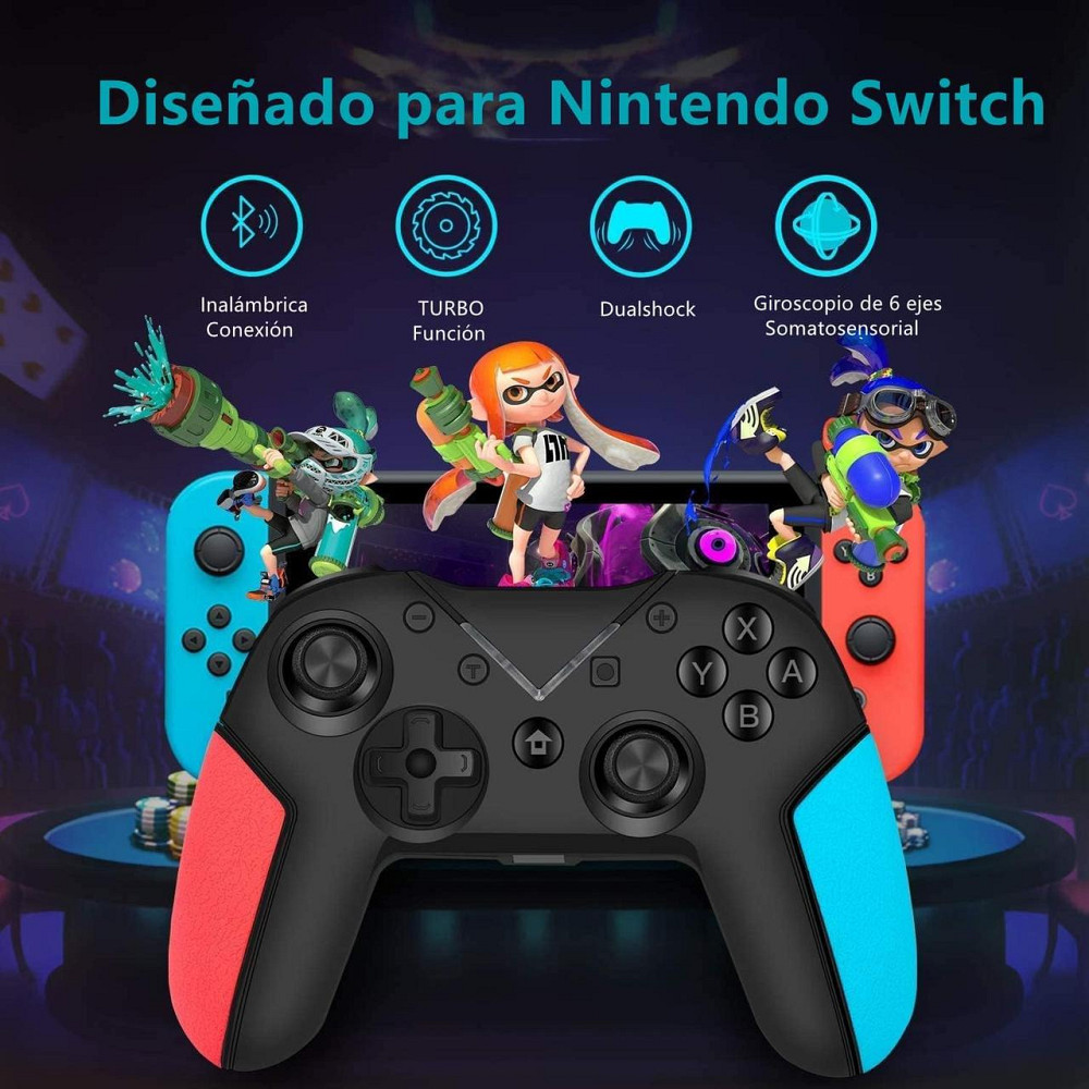 Бездротовий контролер для Nintendo Switch Switch Lite PC Bluetooth, геймпад, джойстик, гіроскоп турбо вібрація Київ - фото 2