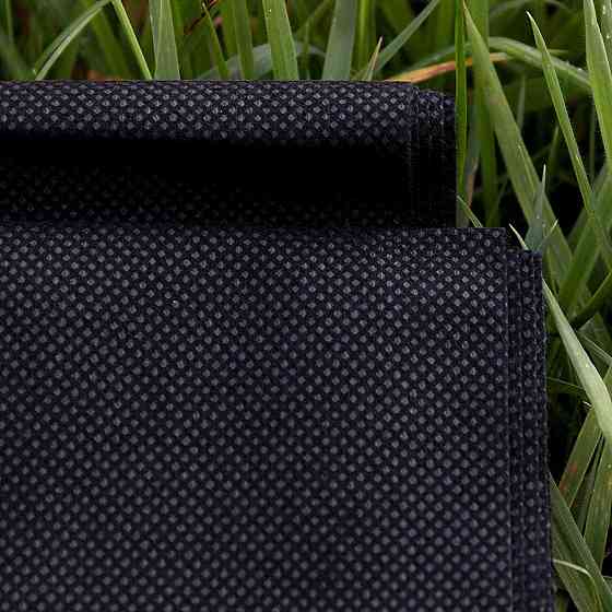 Геотекстиль 130 г/м2 (3.2м х 5м)пакетированный черный геотекстиль от сорняков Днепр