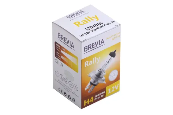 Лампа галогенная 12В  H4/P43t Brevia 100/90 Rally Винница