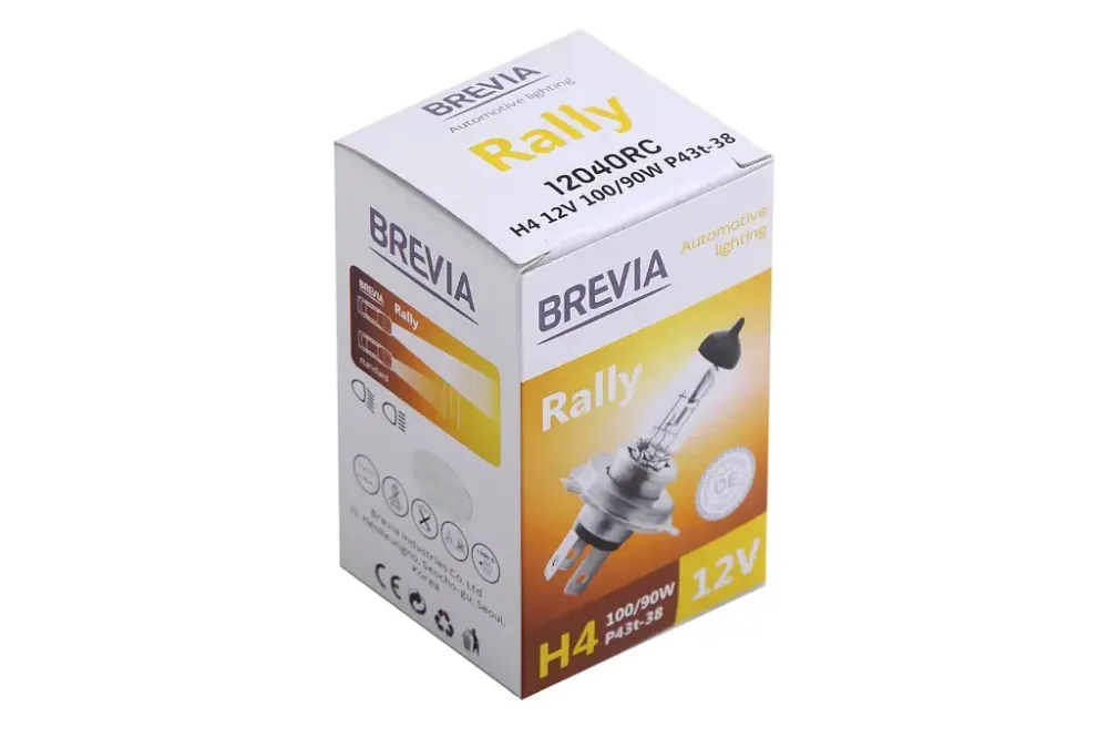 Лампа галогенная 12В  H4/P43t Brevia 100/90 Rally Винница - изображение 4