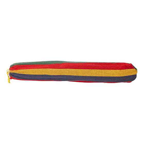 Туристический тканевый гамак с планкой, 174х80 см, красный Киев