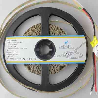 Світлодіодна стрічка LED-STIL 6000K 4,8 Вт/м 2835 60 діодів IP33 12 Вольт 550 lm (DFN2835-60A6-IP33) Вінниця
