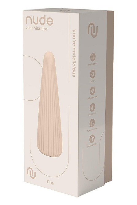 Вибратор для тренировки мышц Кегеля Dream Toys Nude Zina дорожный размер нюдовый Sex Aura Киев - изображение 6