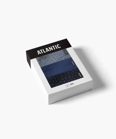 Мужские трусы Atlantic хлопок. Набор 3 шт. 3MH-198 M Киев