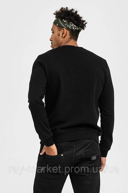 Світшот базовий утеплений Ray Basic чоловічий чорний (U0301M-Black) L Київ - фото 4