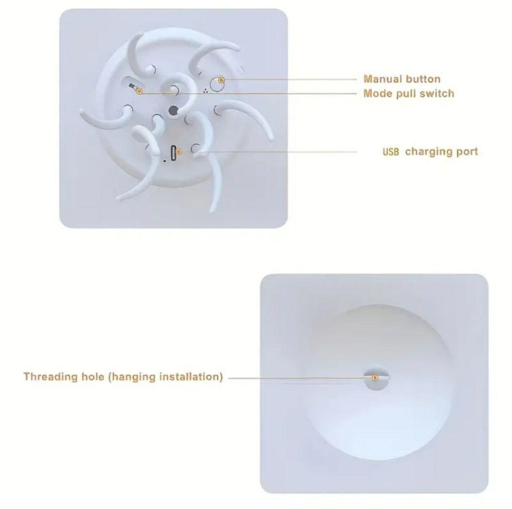 Лампа Медуза светодиодная декоративная 86 на 232 мм разноцветный Киев - изображение 5