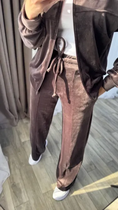 Женский велюровый костюм кофта на молнии и брюки женский велюровый костюм Одесса - изображение 18