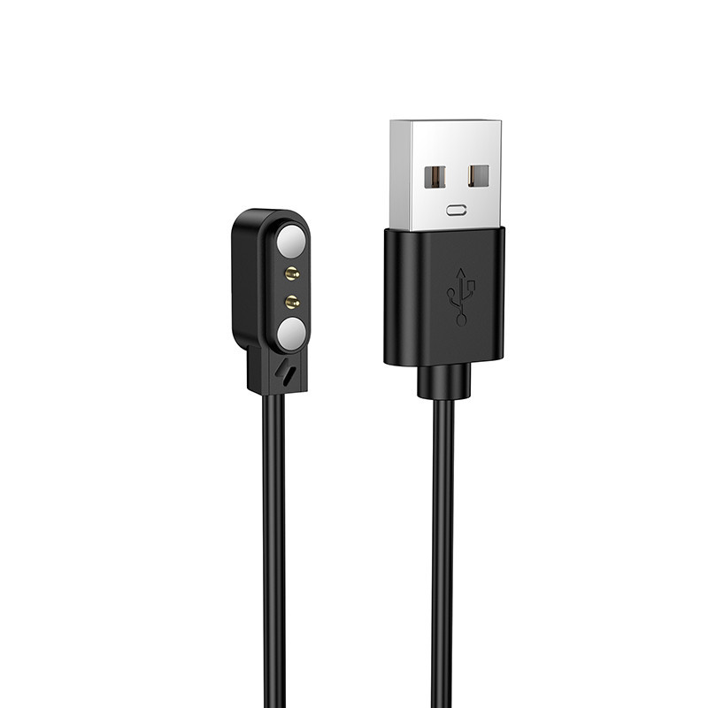 Бездротовий зарядний пристрій для смарт-годинника BOROFONE BD16 Smart bracelet charging cable Black Одеса - фото 1